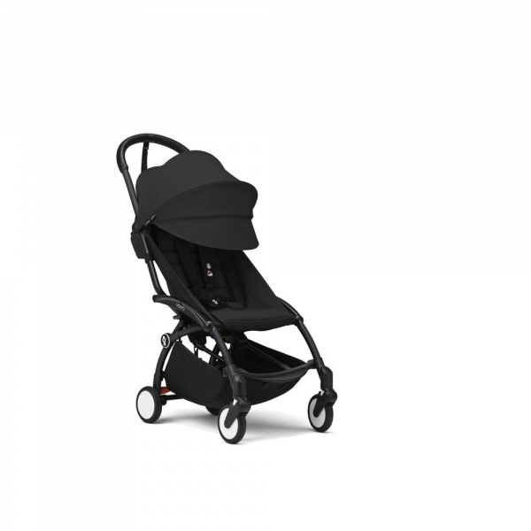 Poussette complète yoyo 3 châssis noir pack 0+ et 6+ noir Stokke