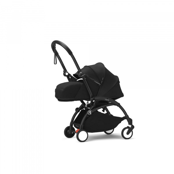 Poussette complète yoyo 3 châssis noir pack 0+ et 6+ noir Stokke