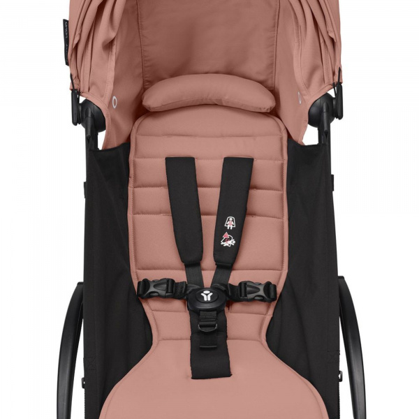 Poussette complète yoyo 3 châssis noir pack 0+ et 6+ ginger Stokke