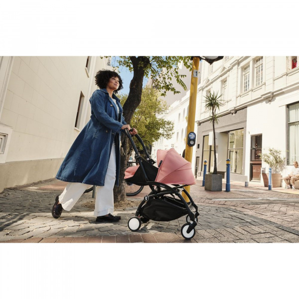Poussette complète yoyo 3 châssis noir pack 0+ et 6+ ginger Stokke