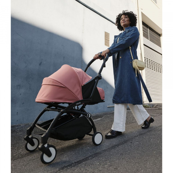 Poussette complète yoyo 3 châssis noir pack 0+ et 6+ ginger Stokke