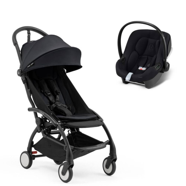 Poussette duo yoyo 5 + siège auto aton b2 black Stokke