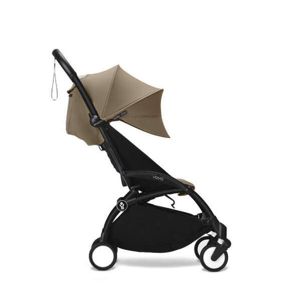 Poussette duo yoyo 3 - châssis noir pack 6+ et siège auto izi go modular x2 by besafe toffee Stokke
