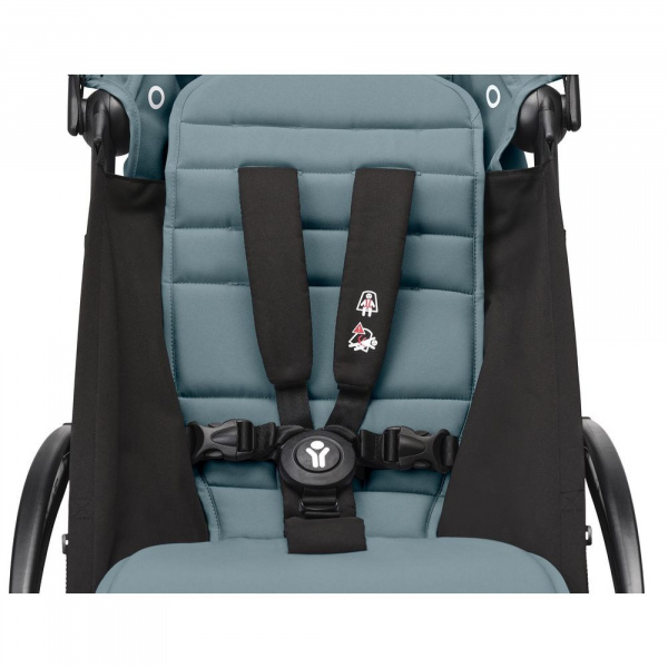 Poussette duo yoyo 3 - châssis noir pack 6+ et siège auto izi go modular x2 by besafe aqua Stokke