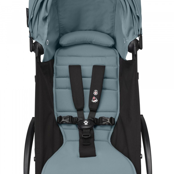 Poussette duo yoyo 3 - châssis noir pack 6+ et siège auto izi go modular x2 by besafe aqua Stokke