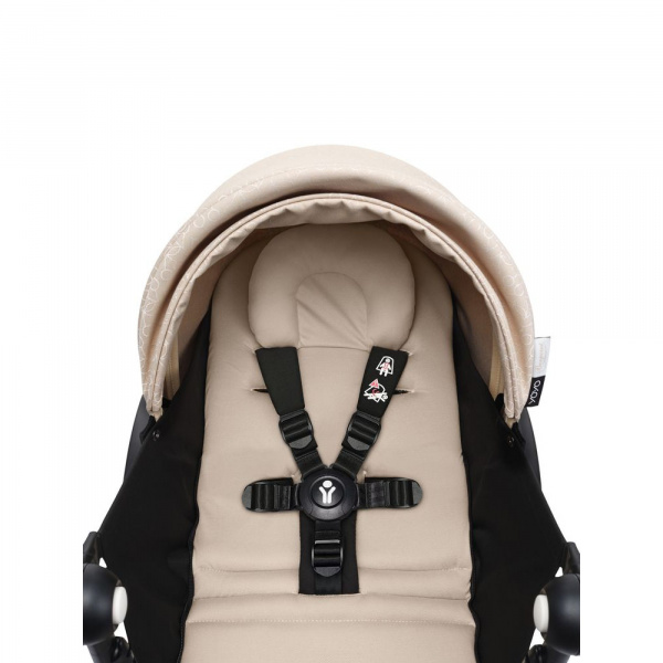Poussette complète yoyo 3 châssis noir pack 0+ et 6+ bonpoint Stokke