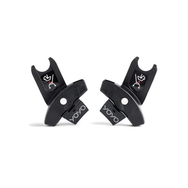 Poussette duo yoyo 3 pack 6+ et siège auto aton b2 black - chassis blanc - capri Stokke