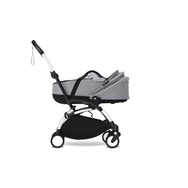 Poussette trio yoyo 3 - châssis blanc pack 6+ siège auto izi go modular x2 by besafe + nacelle stone Stokke