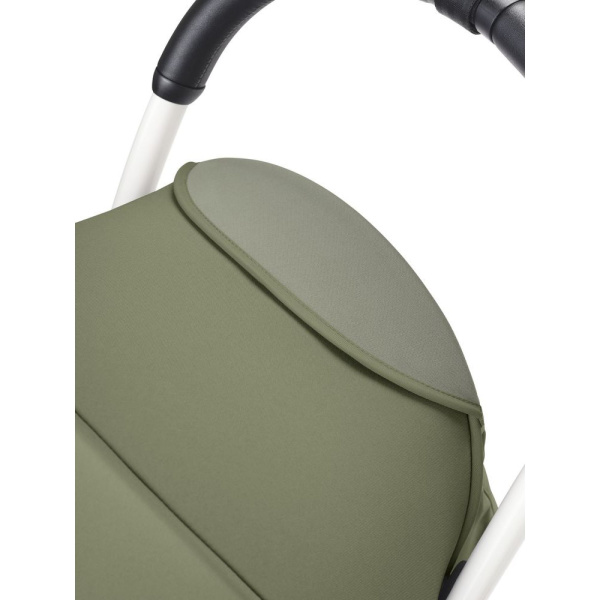 Poussette trio yoyo 3 - châssis blanc pack 6+ siège auto izi go modular x2 by besafe + nacelle olive Stokke