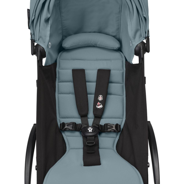 Poussette trio yoyo 3 - châssis noir pack 0+ & 6+ aqua + siège auto izi go modular x2 by besafe Stokke