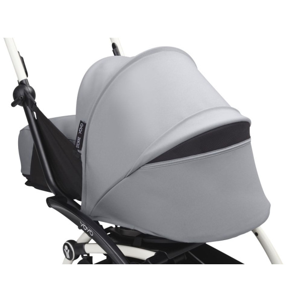Poussette trio yoyo 3 - châssis noir pack 0+ & 6+ stone + siège auto izi go modular x2 by besafe Stokke