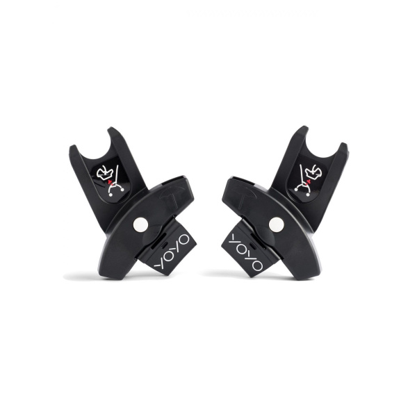 Poussette trio yoyo 3 pack 6+ et siège auto pebble 360 pro² + nacelle yoyo - chassis noir - bleu air france Stokke