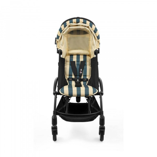 Poussette trio yoyo 3 pack 0+ & 6+ + siège auto cloud t plus black - châssis noir - monaco / noir Stokke