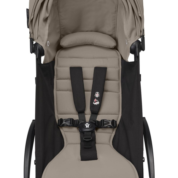 Poussette trio yoyo 3 pack 0+ & 6+ + siège auto cloud t black - châssis noir - taupe Stokke