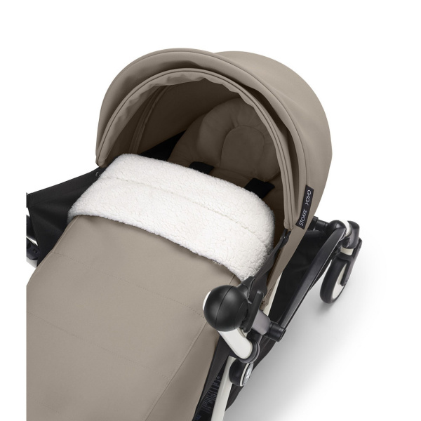 Poussette trio yoyo 3 pack 0+ & 6+ + siège auto cloud t black - châssis noir - taupe Stokke