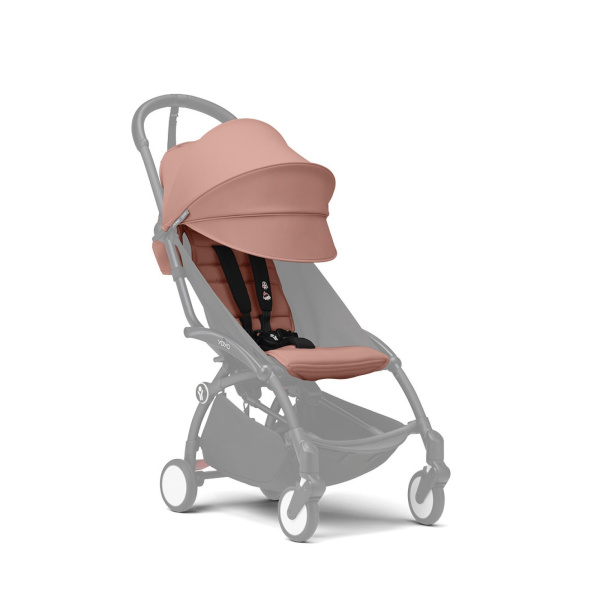 Poussette trio yoyo 3 pack 0+ & 6+ + siège auto cloud t black - châssis noir - ginger Stokke