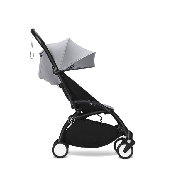 Poussette trio yoyo 3 pack 0+ & 6+ + siège auto cloud t black - châssis noir - stone Stokke
