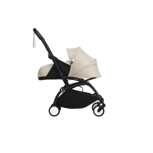 Poussette trio yoyo 3 pack 0+ & 6+ + siège auto cloud t black - châssis noir - bonpoint Stokke
