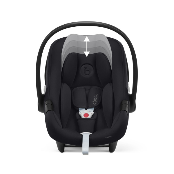 Poussette trio yoyo 3 pack 6+ et siège auto aton b2 black + nacelle yoyo - chassis blanc - bleu air france Stokke