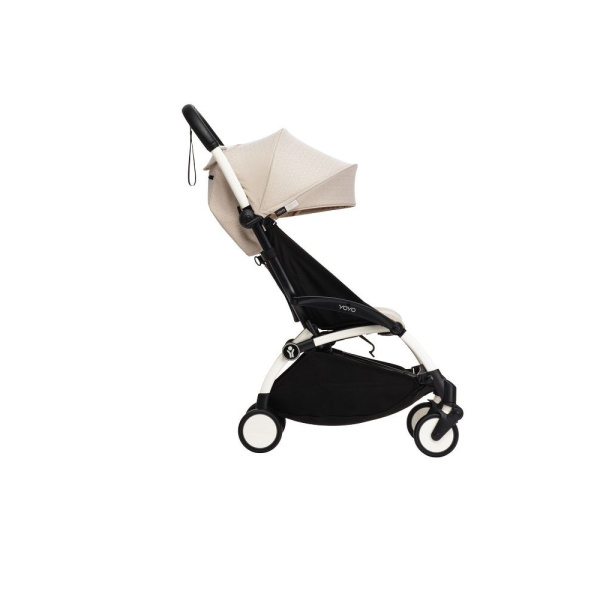 Poussette trio yoyo 3 pack 0+ & 6+ + siège auto cloud t black - châssis blanc - bonpoint Stokke