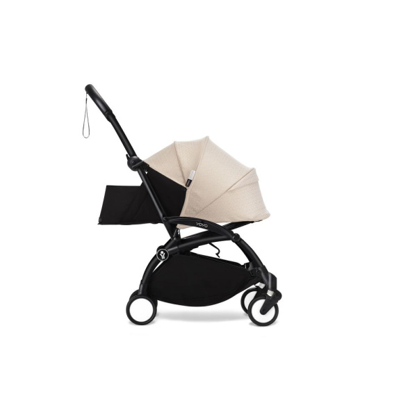 Poussette trio yoyo 3 pack 0+ & 6+ + siège auto cloud t black - châssis blanc - bonpoint Stokke