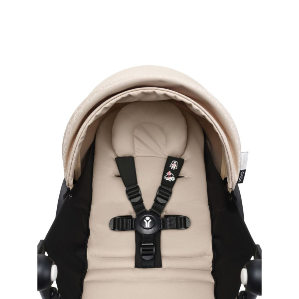 Poussette trio yoyo 3 pack 0+ & 6+ + siège auto cloud t black - châssis blanc - bonpoint Stokke