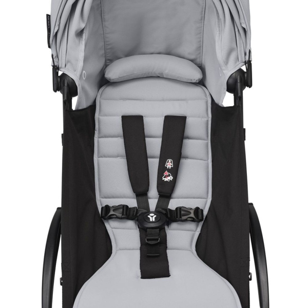 Poussette trio yoyo 3 - châssis noir pack 6+ siège auto izi go modular x2 by besafe + nacelle stone Stokke