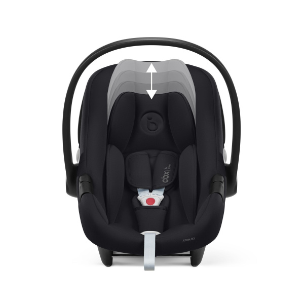 Poussette trio yoyo 3 pack 6+ et siège auto aton b2 black + nacelle yoyo - chassis noir - zebra / noir Stokke
