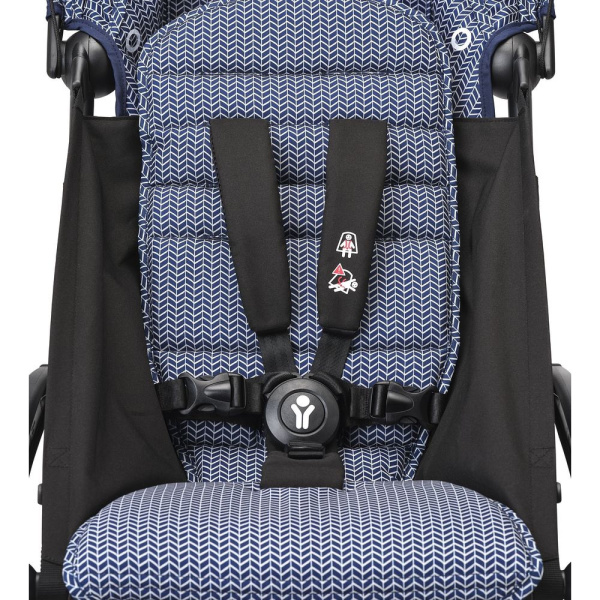 Poussette trio yoyo 3 - châssis noir pack 0+ & 6+ bleu air france + siège auto izi go modular x2 by besafe Stokke