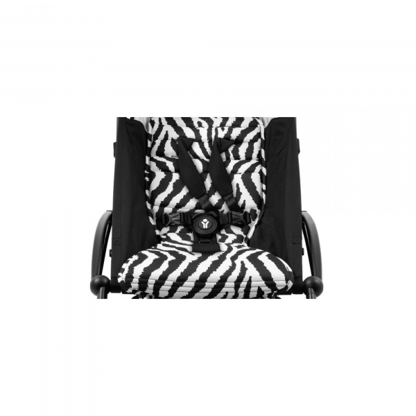Châssis yoyo 3 connect blanc avec assise pack 6+ zebra - wild collection Stokke