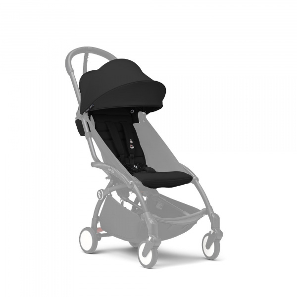 Châssis yoyo 3 connect noir avec assise pack 6+ noir Stokke