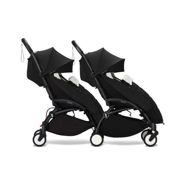 Châssis yoyo 3 connect noir avec assise pack 6+ noir Stokke
