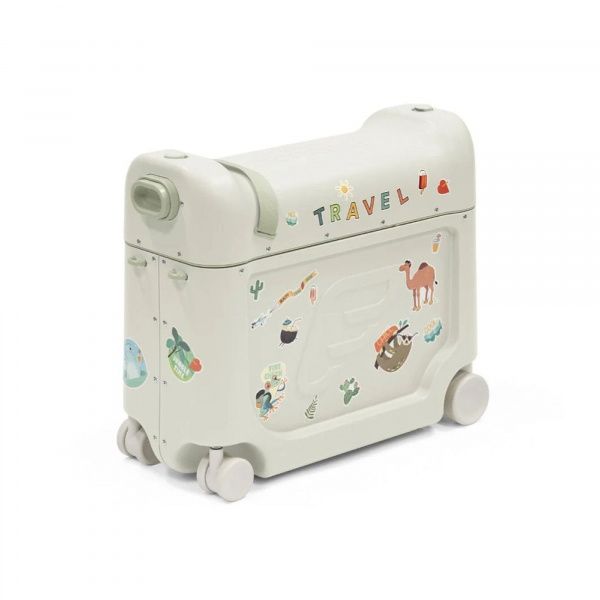 Valise avion pour enfant bed box 2.0 jetkids sea green Stokke