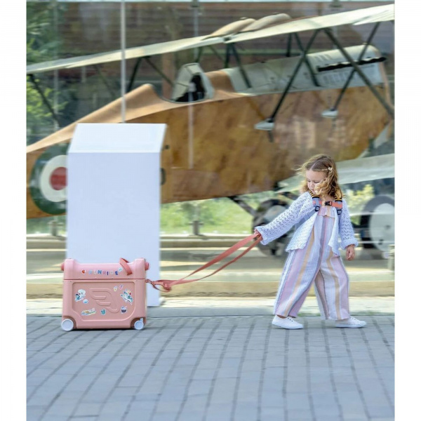 Pack jetkids sac à dos enfant + valise bedbox 2.0 coral pink Stokke