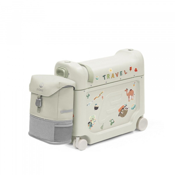 Pack jetkids sac à dos enfant + valise bedbox 2.0 sea green Stokke