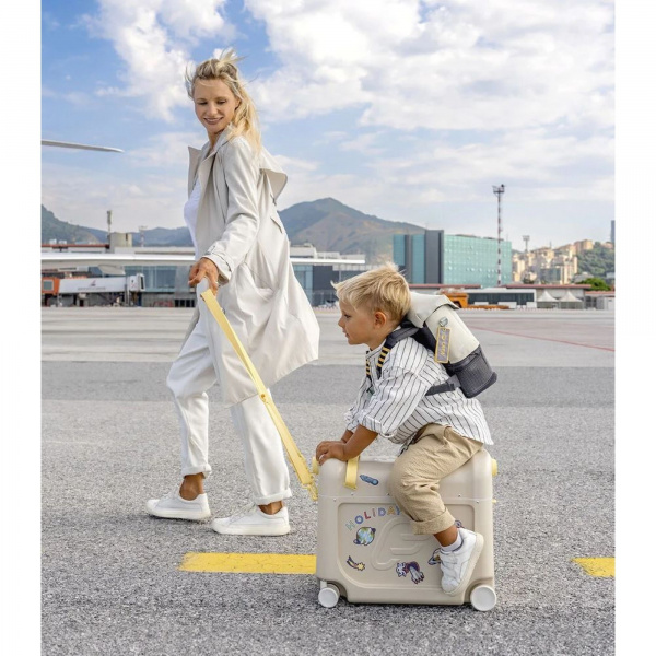 Pack jetkids sac à dos enfant + valise bedbox 2.0 moonglow white Stokke