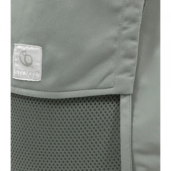 Porte bébé limas en tissu mesh vert glacier Stokke