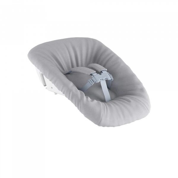 Pack chaise haute tripp trapp hêtre black + newborn set gris Stokke