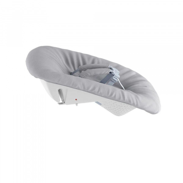 Pack chaise haute tripp trapp chêne naturel + newborn set gris Stokke
