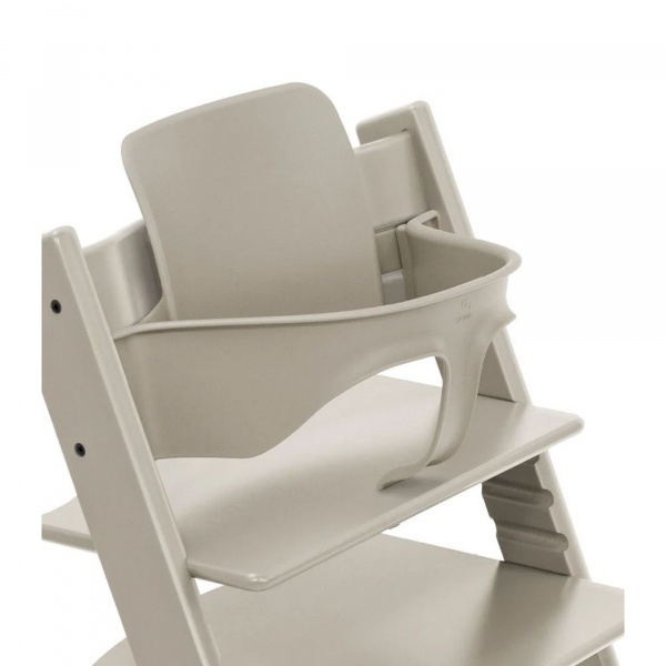 Pack chaise haute tripp trapp et son baby set cashmere grey Stokke