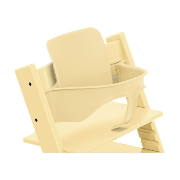 Pack chaise haute tripp trapp avec son baby set et sa tablette lemon yellow Stokke