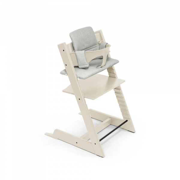 Pack chaise haute tripp trapp et son baby set vanilla white Stokke