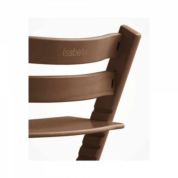Pack chaise haute tripp trapp hêtre warm brown + newborn set gris Stokke