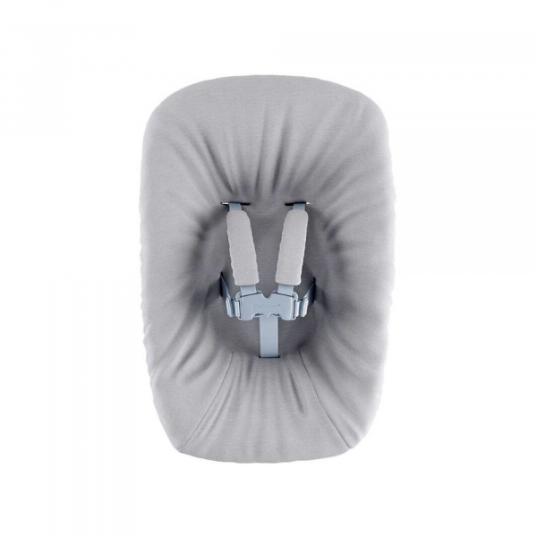 Pack chaise haute tripp trapp hêtre vanilla white + newborn set gris Stokke