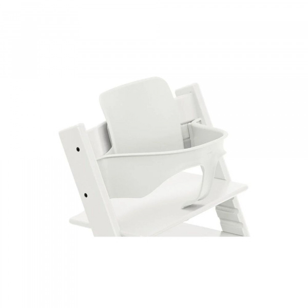 Pack chaise haute tripp trapp et son baby set blanc Stokke
