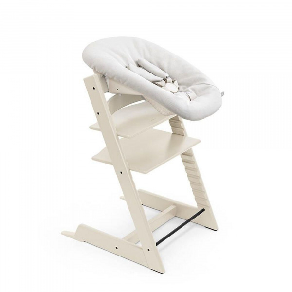 Pack chaise haute tripp trapp avec son newborn set et son baby set vanilla white Stokke