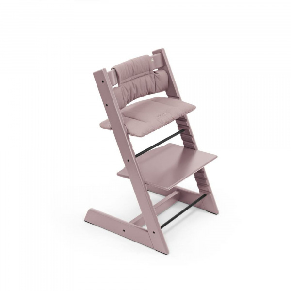 Pack chaise haute tripp trapp hêtre mauve + newborn set Stokke