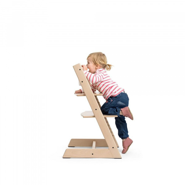 Pack chaise haute tripp trapp chêne + baby set + tablette naturel Stokke