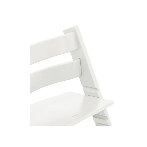 Pack chaise haute tripp trapp avec son baby set et sa tablette blanc Stokke