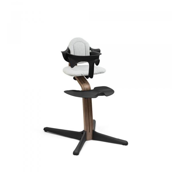Chaise haute nomi walnut black Stokke